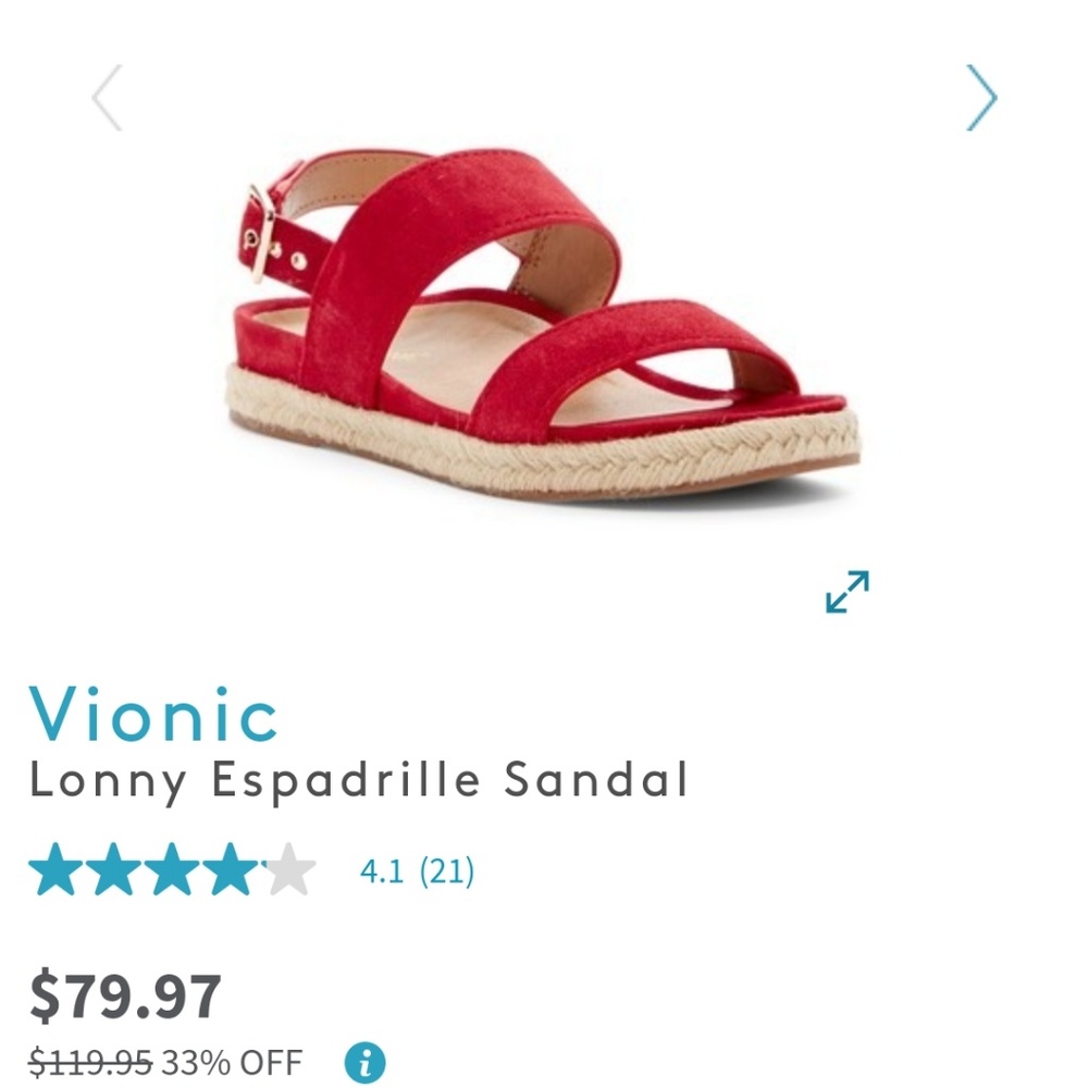 Lonny red Espadrille flats